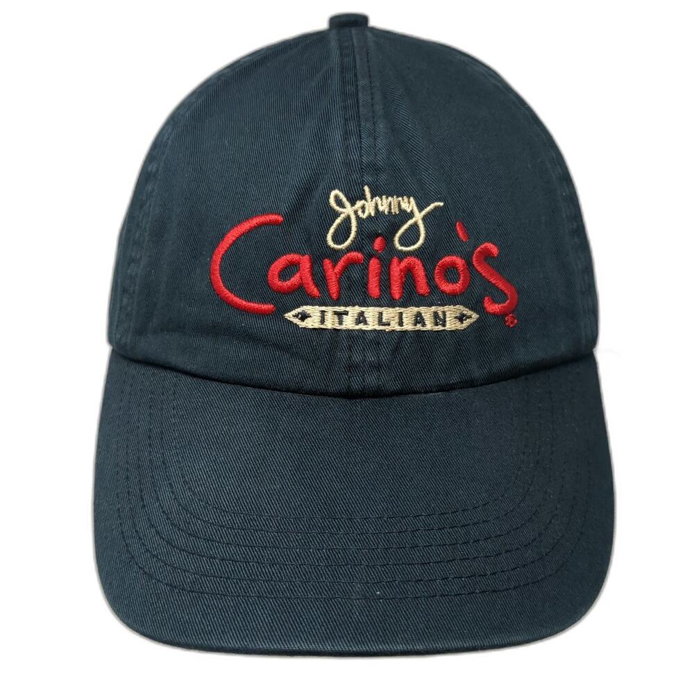 Falcon Headwear Baseball Cap Blue One Size Johnny Carino's Italian Logo Hat